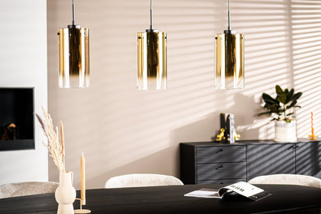 Ceiling lamp Celia glass gold