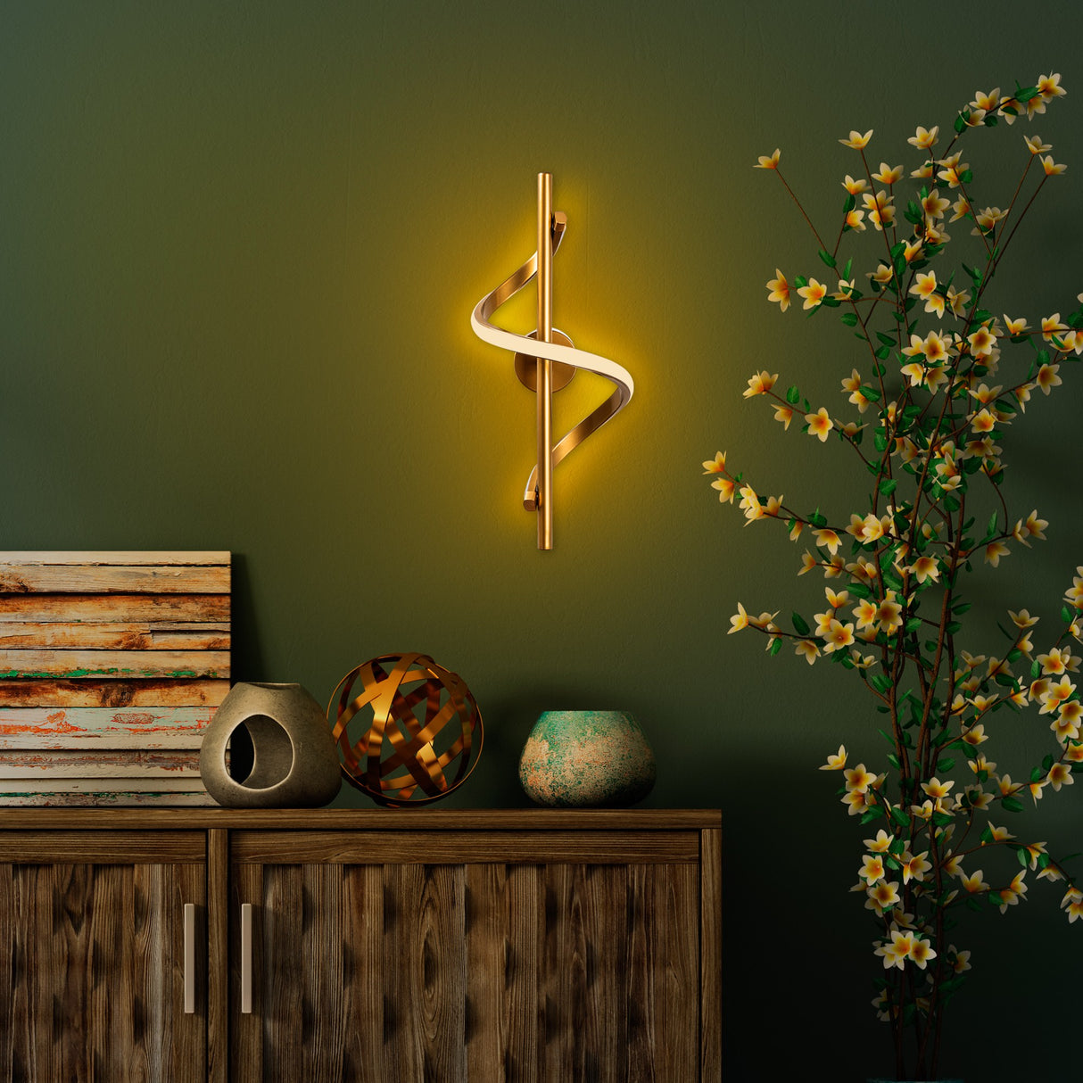 Wall lamp Gold Metal Opulent