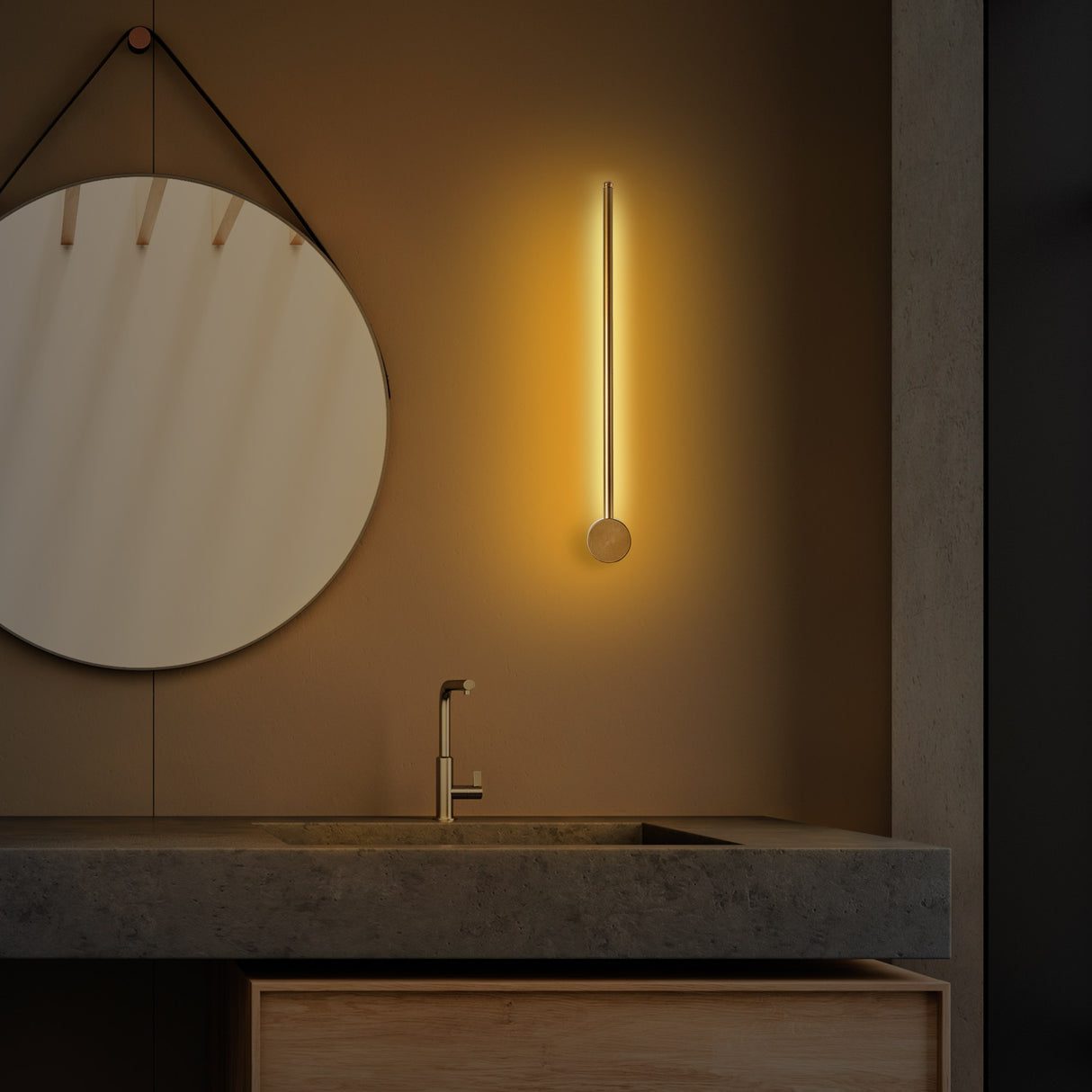 Wall lamp Gold 62 cm Metal Vortex