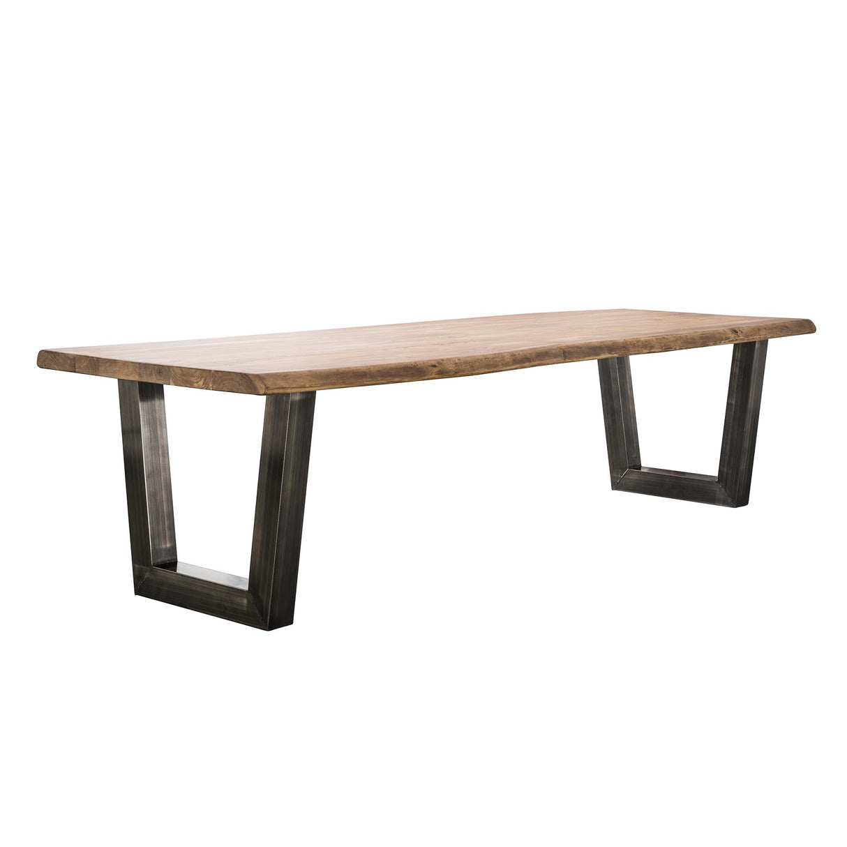 Industrial tree trunk Dining table Tristan Acacia Wood 300x100