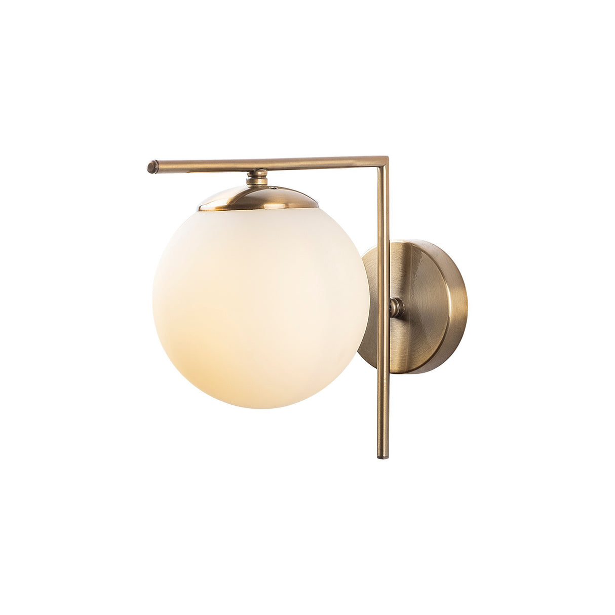 Wall lamp 1-light Copper-colored Metal Haven