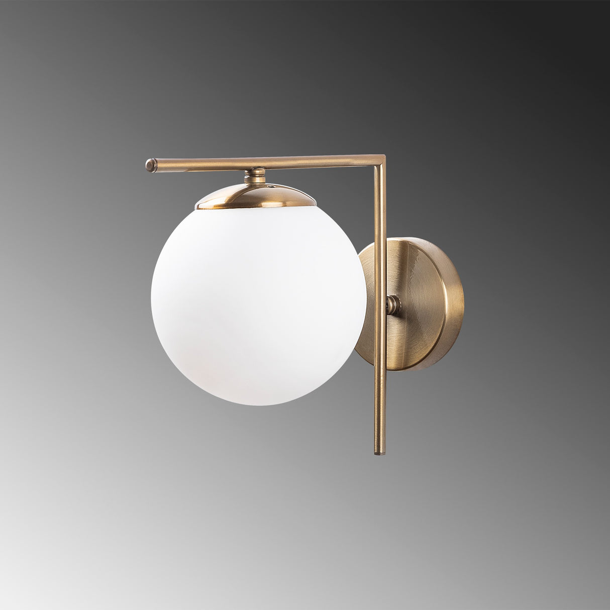 Wall lamp 1-light Copper-colored Metal Haven