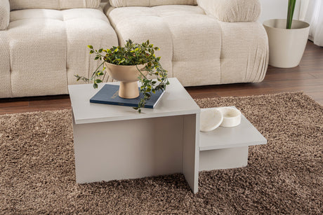 Gray Melamine Coffee Table Eterna