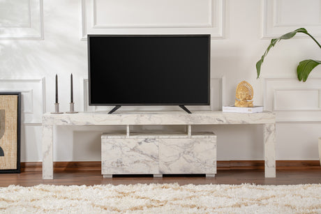 TV Cabinet Marble Melamine Vertex 50x180x31.3 cm