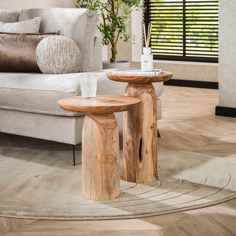 Side table Odin - Solid Acacia wood - 40x40x45 cm