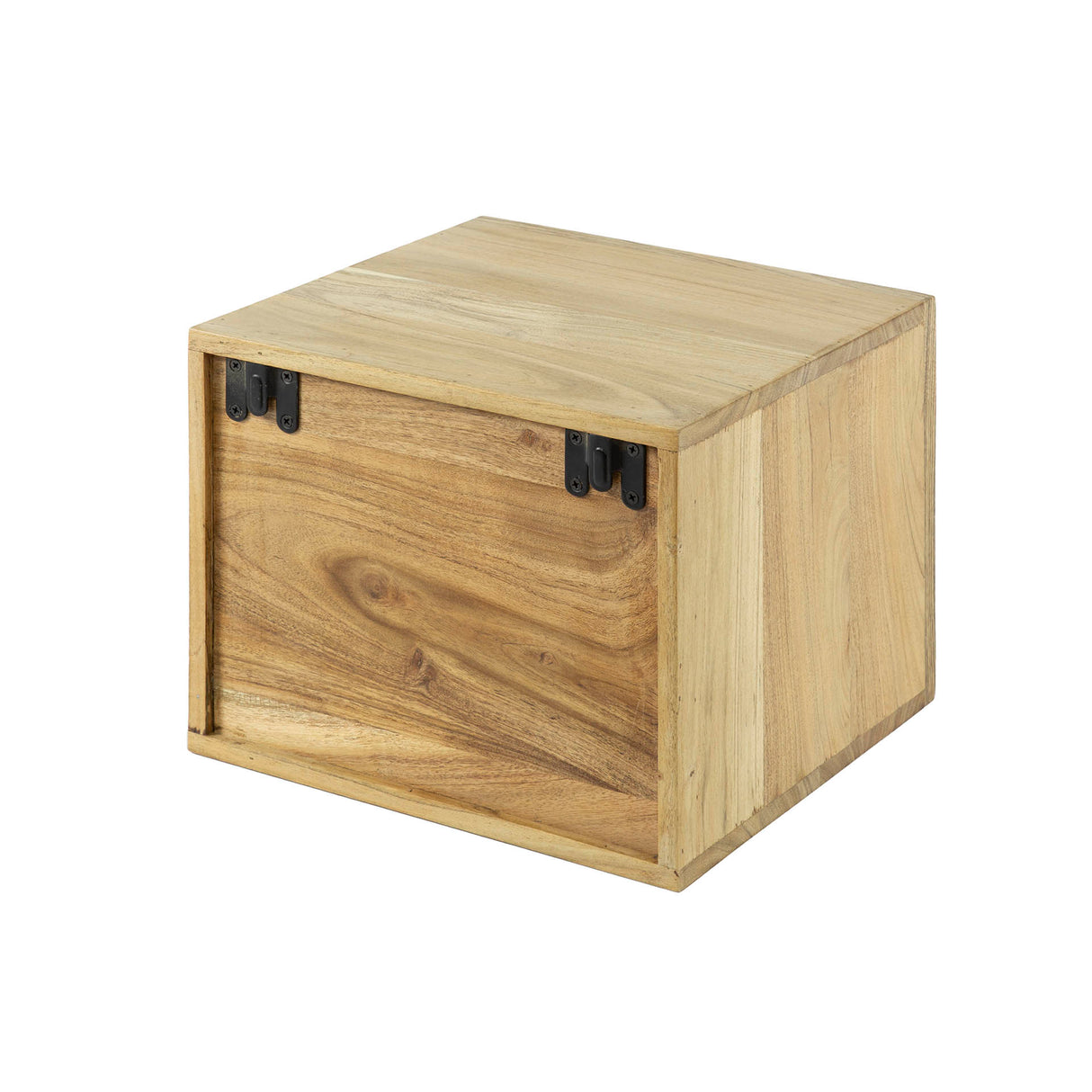 Floating Nightstand Acacia Wood Nova with 1 Drawer - 30x25x29 cm