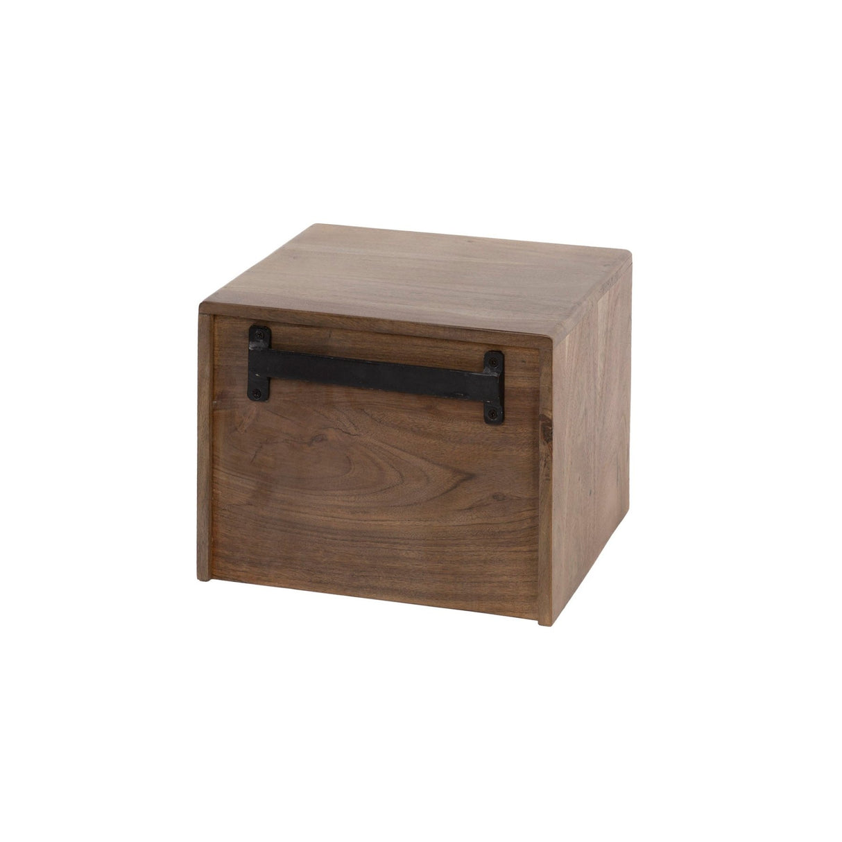 Floating Nightstand Acacia Drift Brown – 1 Drawer