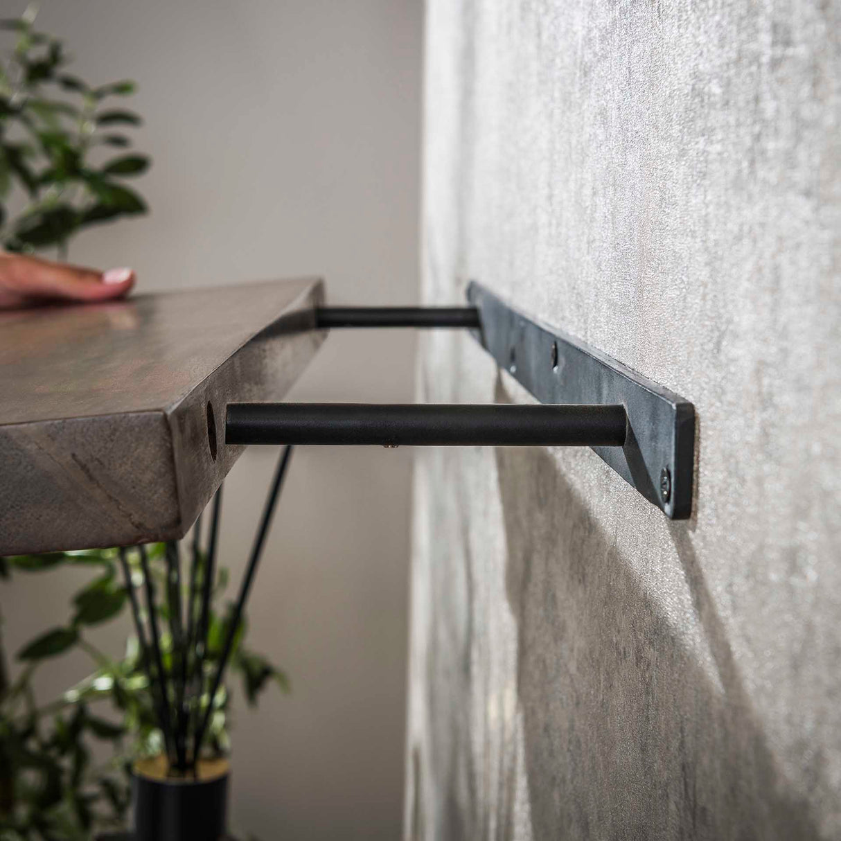 Wall Shelf Acacia Drift Brown 60 cm - Solid Wood