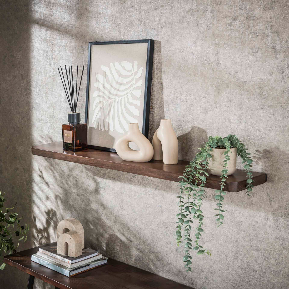 Wall Shelf Loft Acacia 120 cm - Drift Brown