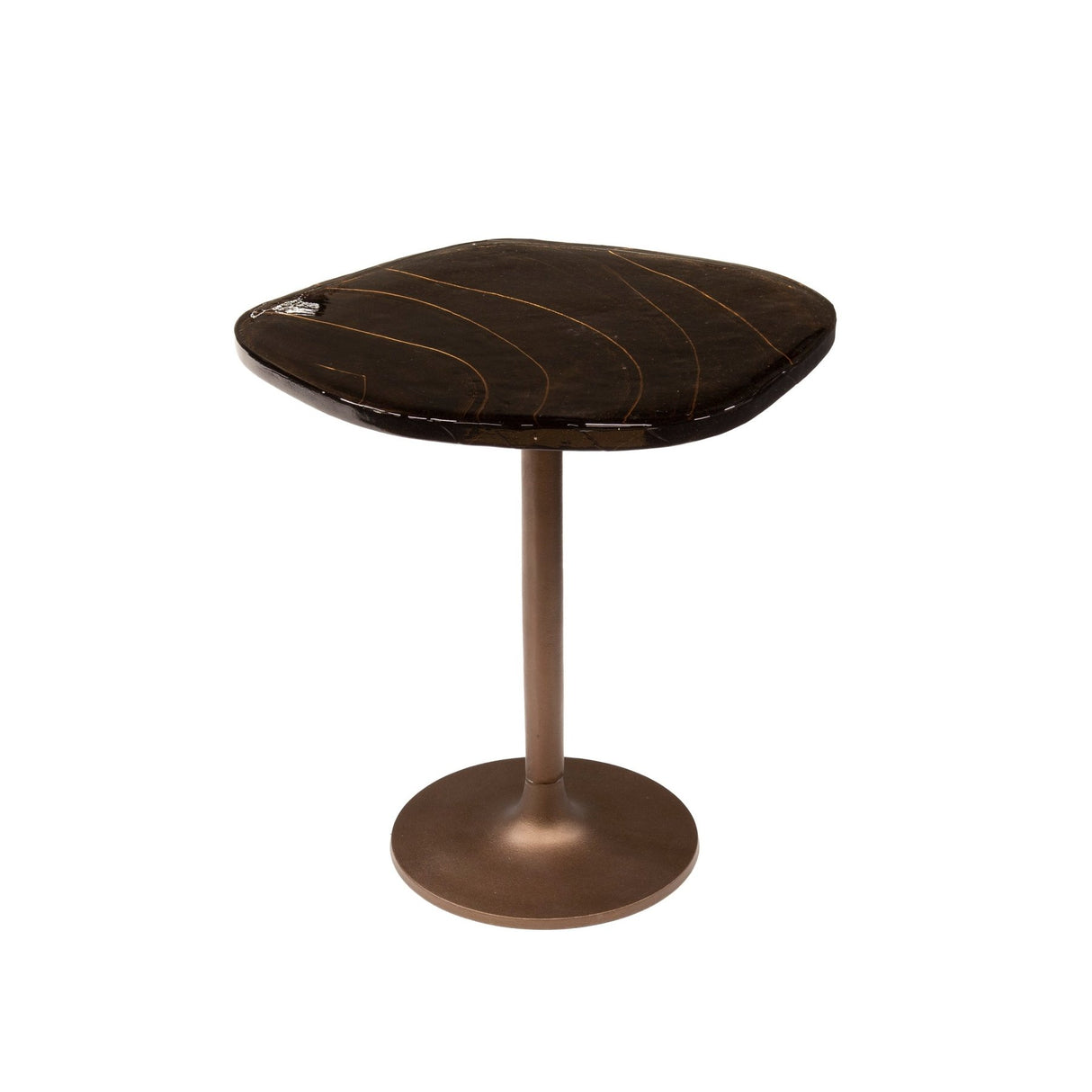 Side table Aris S – Antique Copper 53x42x50 cm