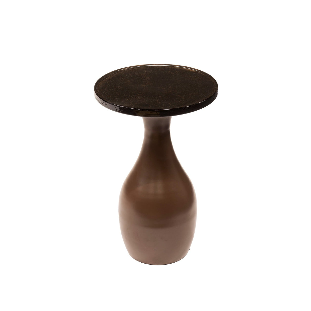 Side table Vesta drop shape - Antique copper - 30x30x45 cm