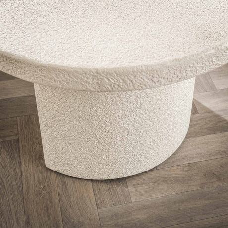 Coffee table Zina 150 cm Marble White