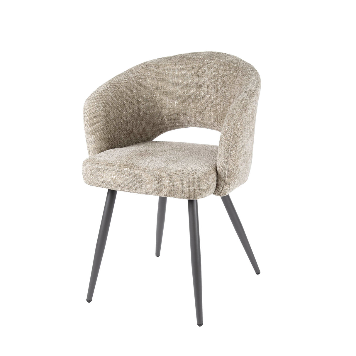 Set of 2 dining chairs Cargo Fabric Sand