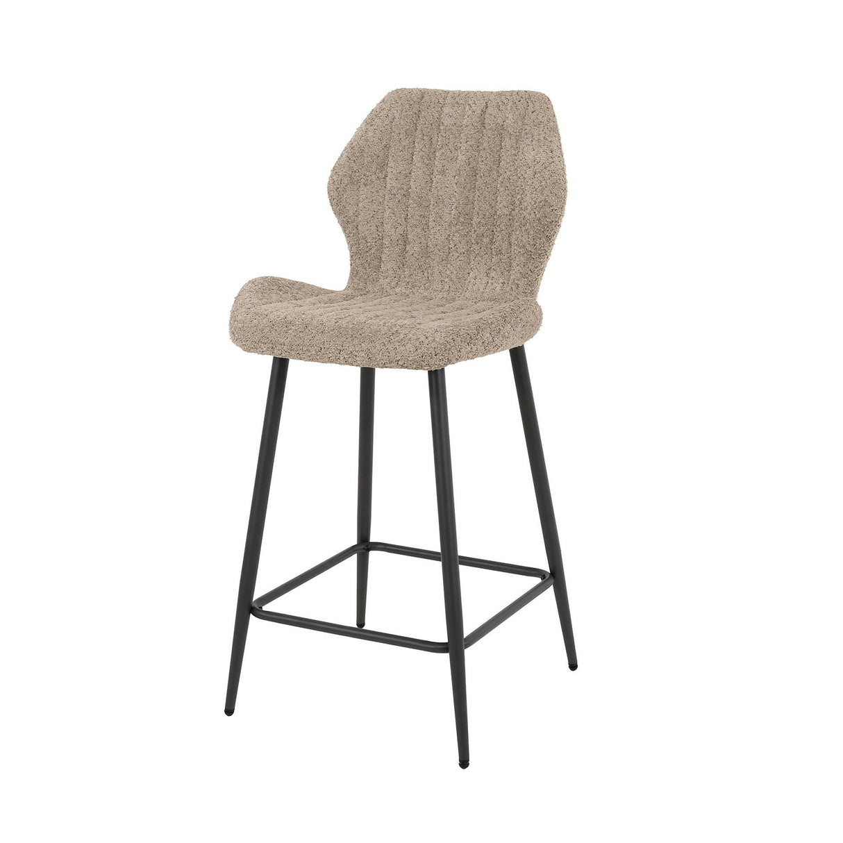 Mira Bouclé Sand Bar Stool