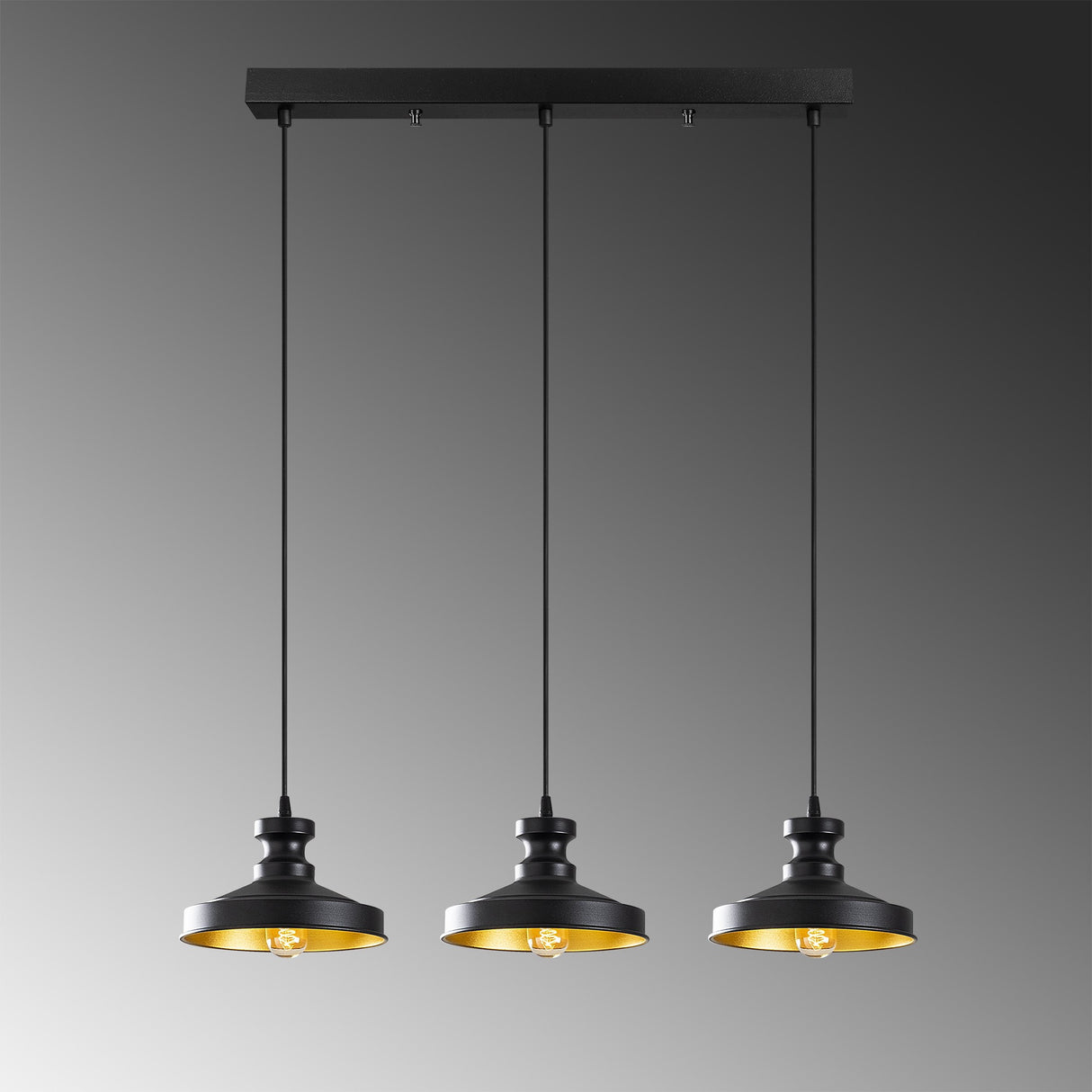 Black Metal Pendant Lamp Allure