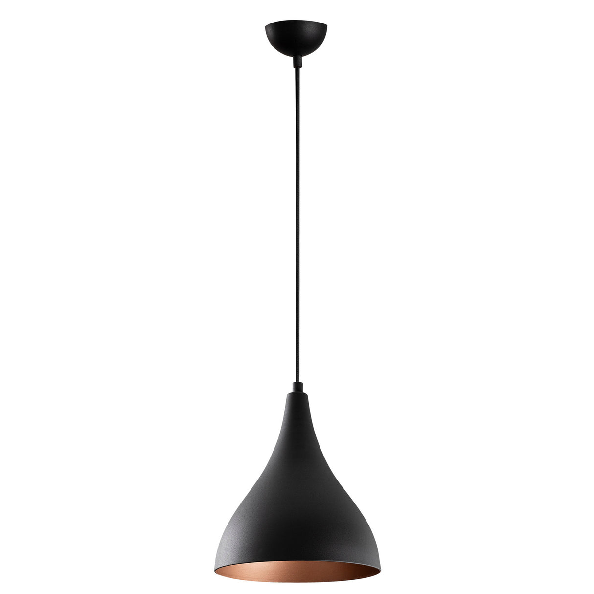 Pendant lamp 1-light Black Drop Metal Allure