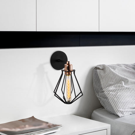 Black Metal Wall Lamp Palisade