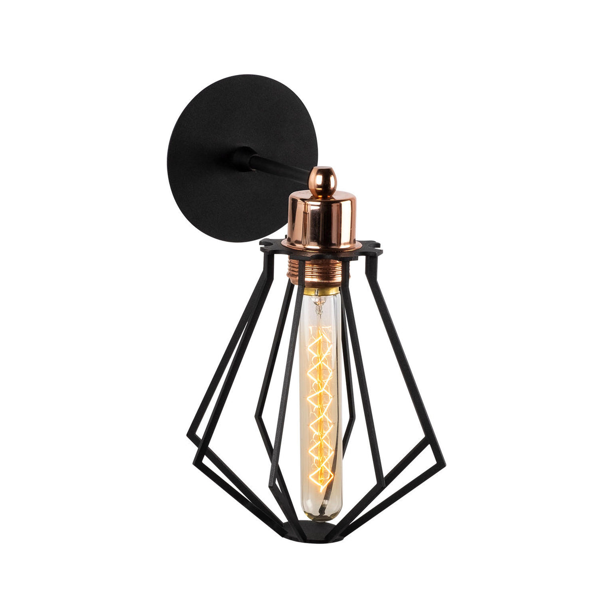 Black Metal Wall Lamp Palisade