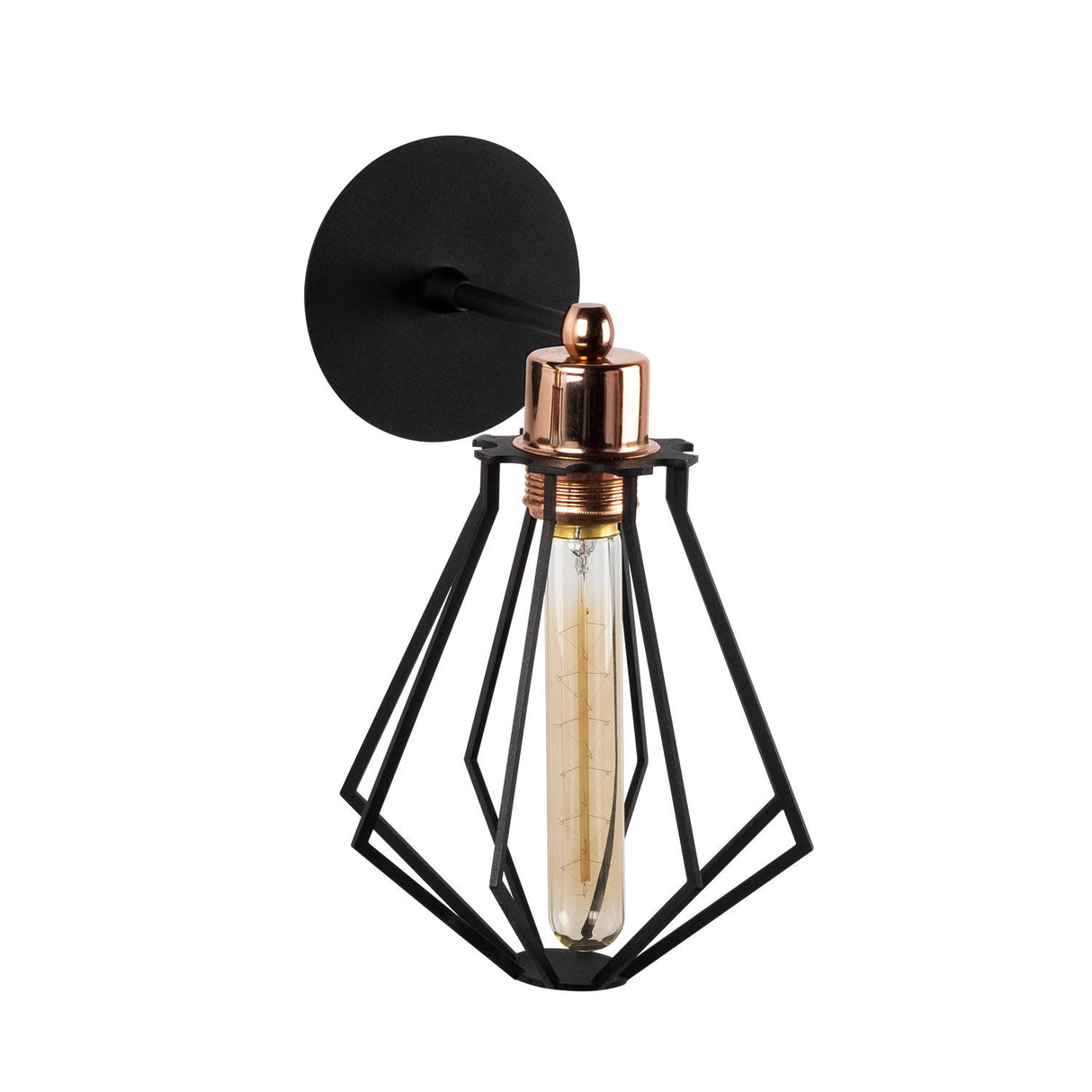 Black Metal Wall Lamp Palisade