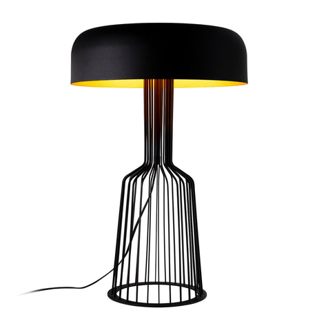Table lamp Black Gold Metal Quartz