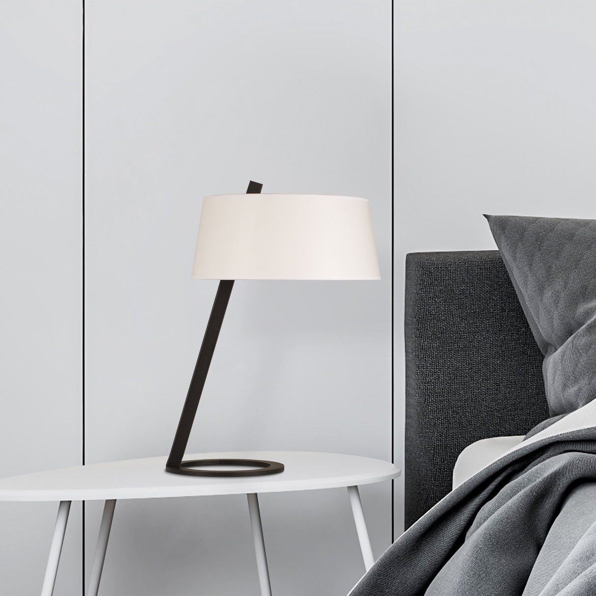 Table lamp White Metal Ascent