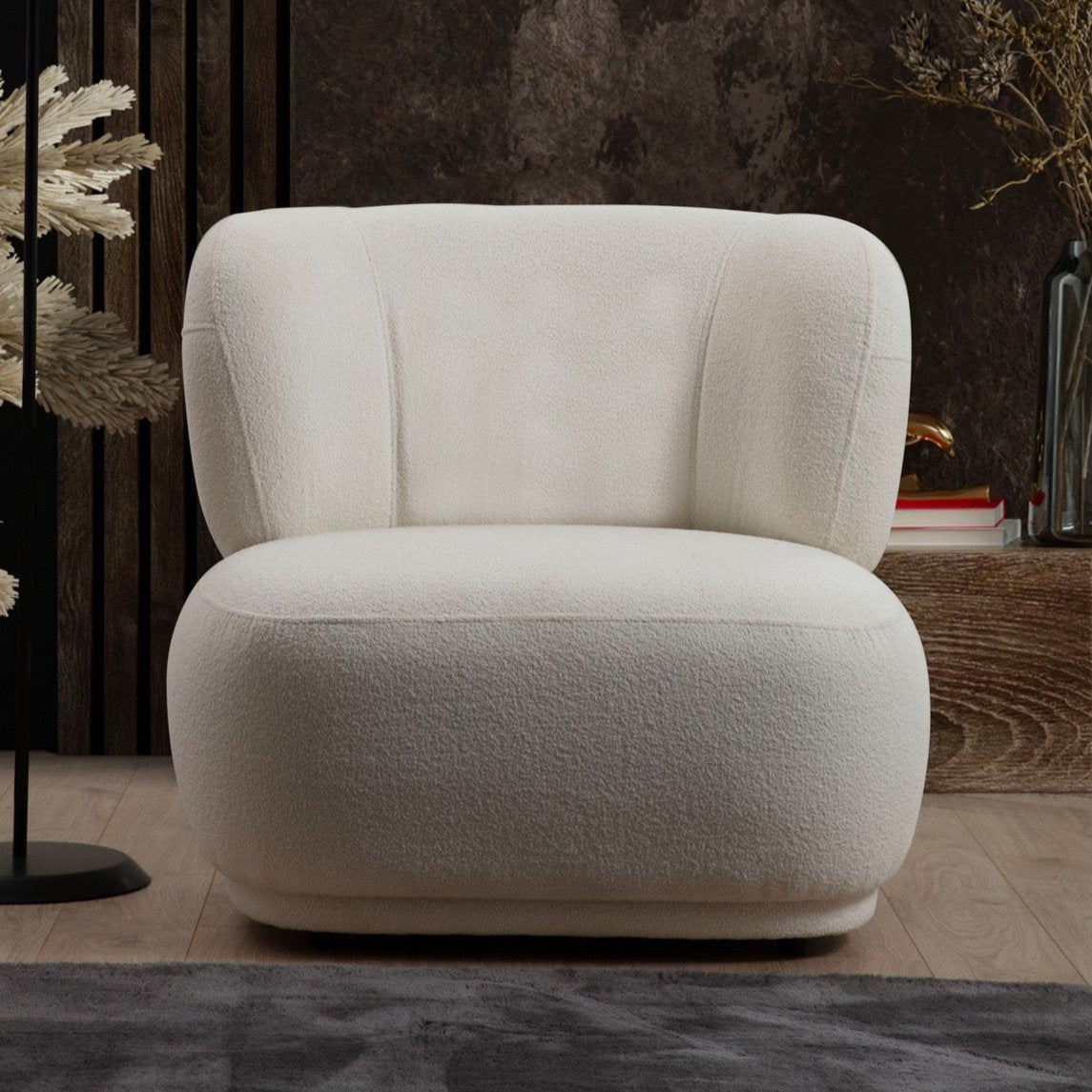 Armchair livorno white
