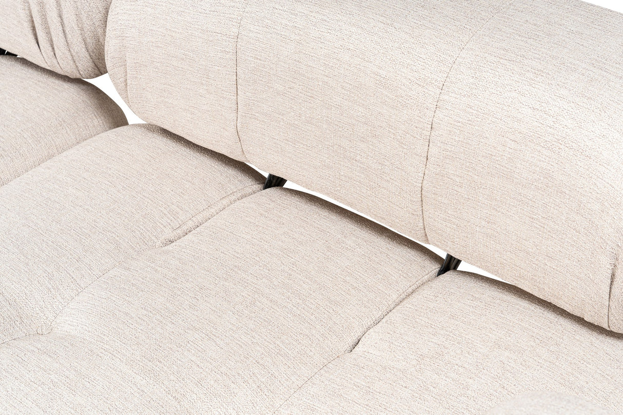 Modular Bank 3-seater with Hocker Doblo Light Beige