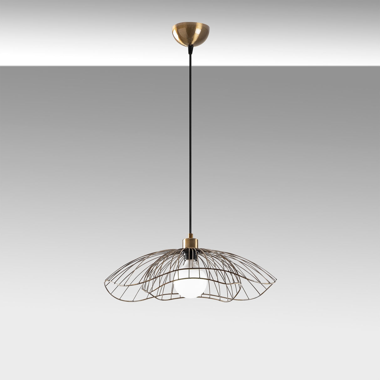 Bronze Metal Pendant Lamp Twilight