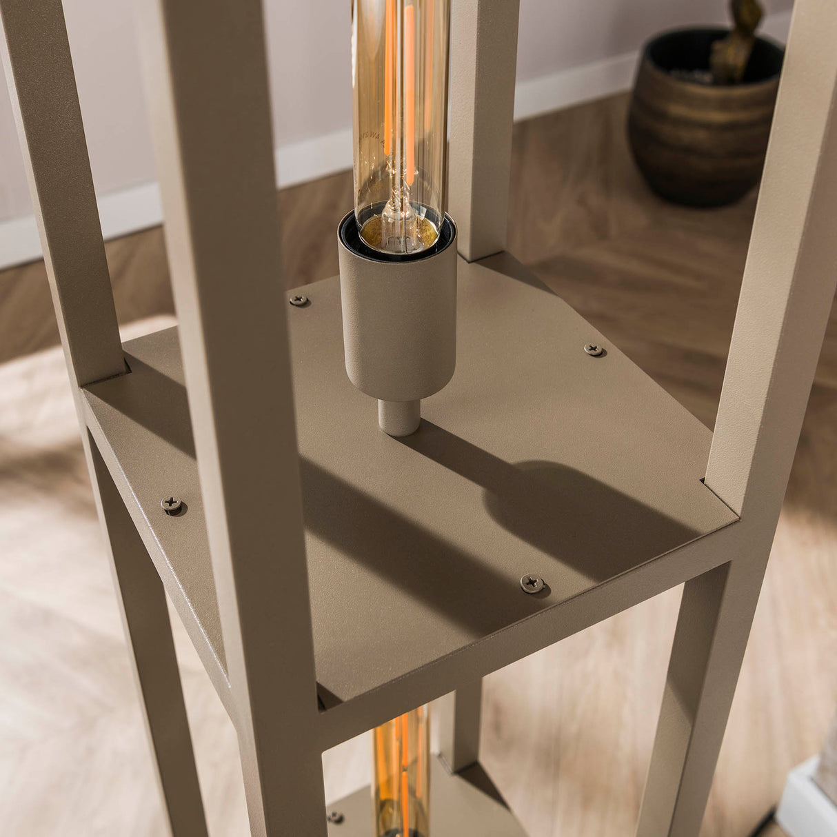 Design floor lamp Nova 4-lights - Beige - 160 cm