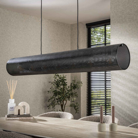 Knox pendant lamp 7-light XL mesh black