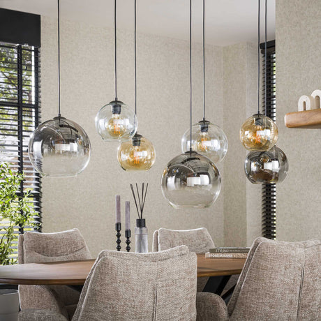Modern Pendant Lamp Glass 7-light Juliette