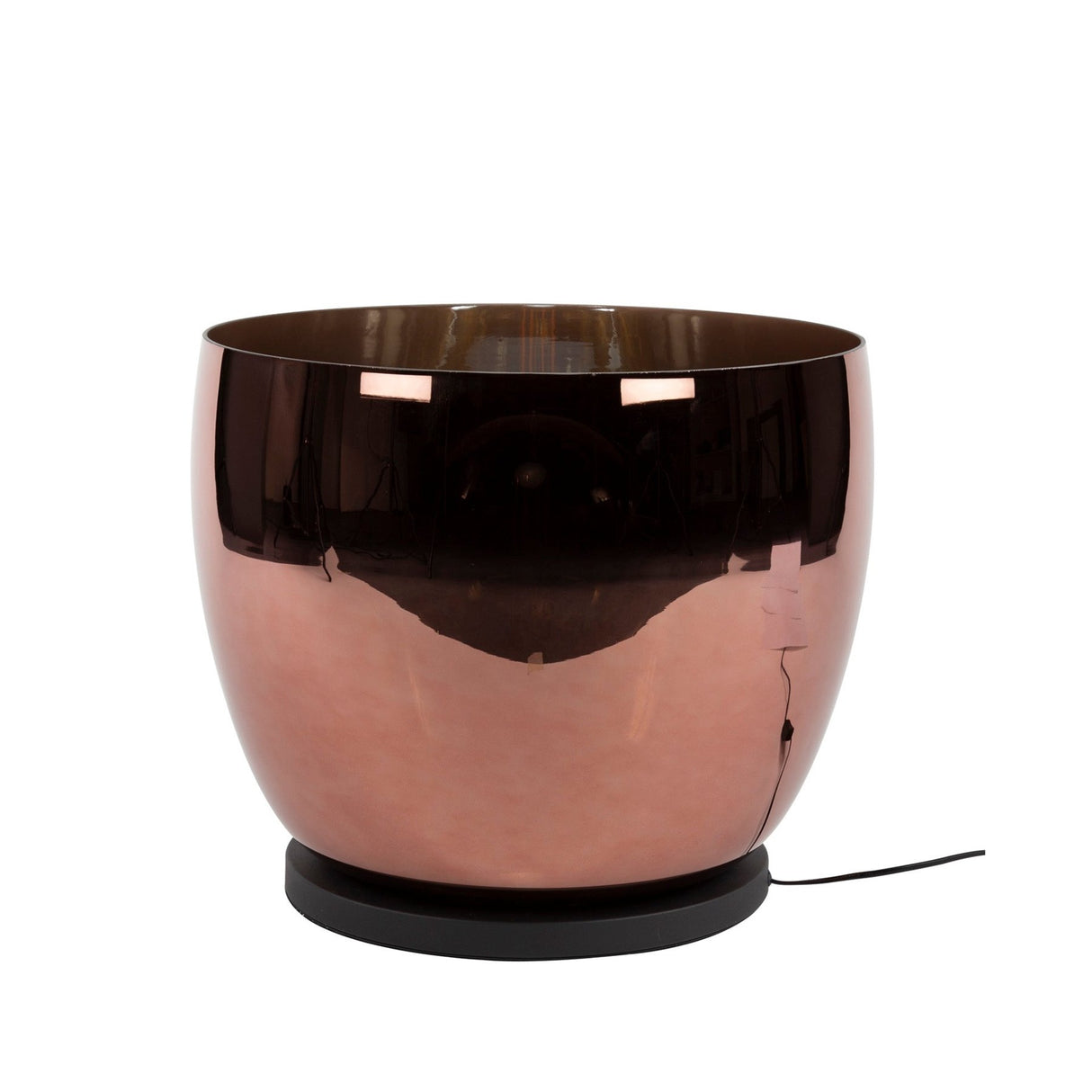 Floor lamp Dain UP XXL Copper-colored glass