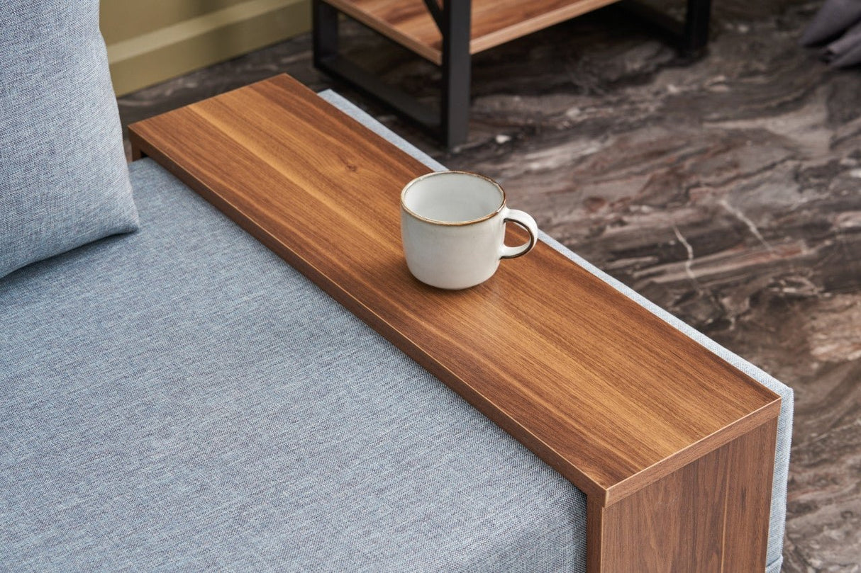 Armchair left fly blue