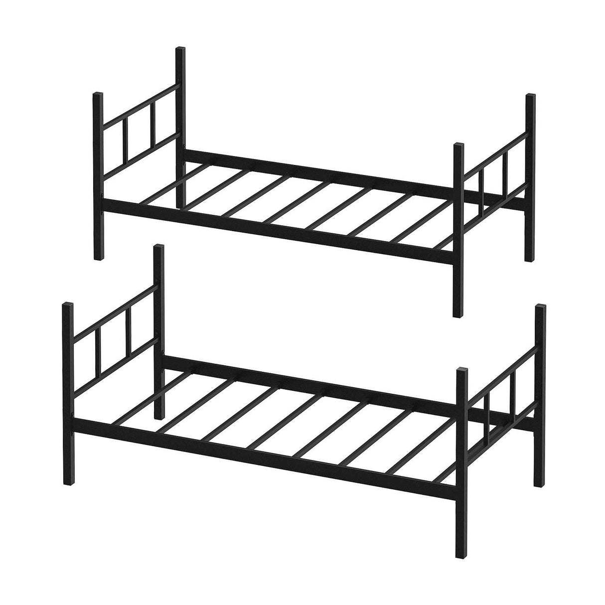 Bunk Bed Children - Black - 190x90 cm