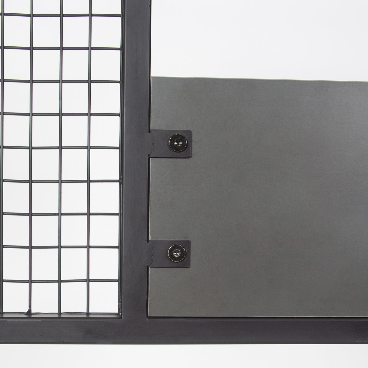 Wardrobe Furniture Coat Rack Anthracite Melamine Novad - With Shelves