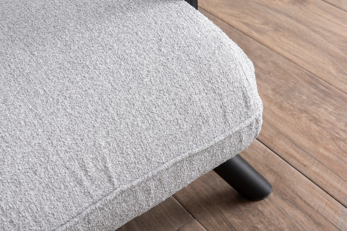Sofa bed Sando Gray Teddy fabric