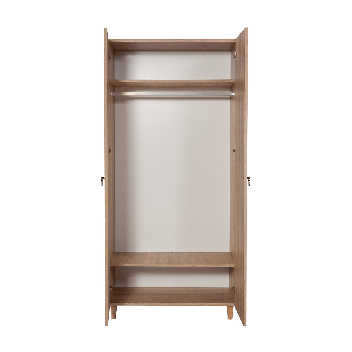 Wardrobe Silent Sonoma Oak Melamine 90x192x52 cm