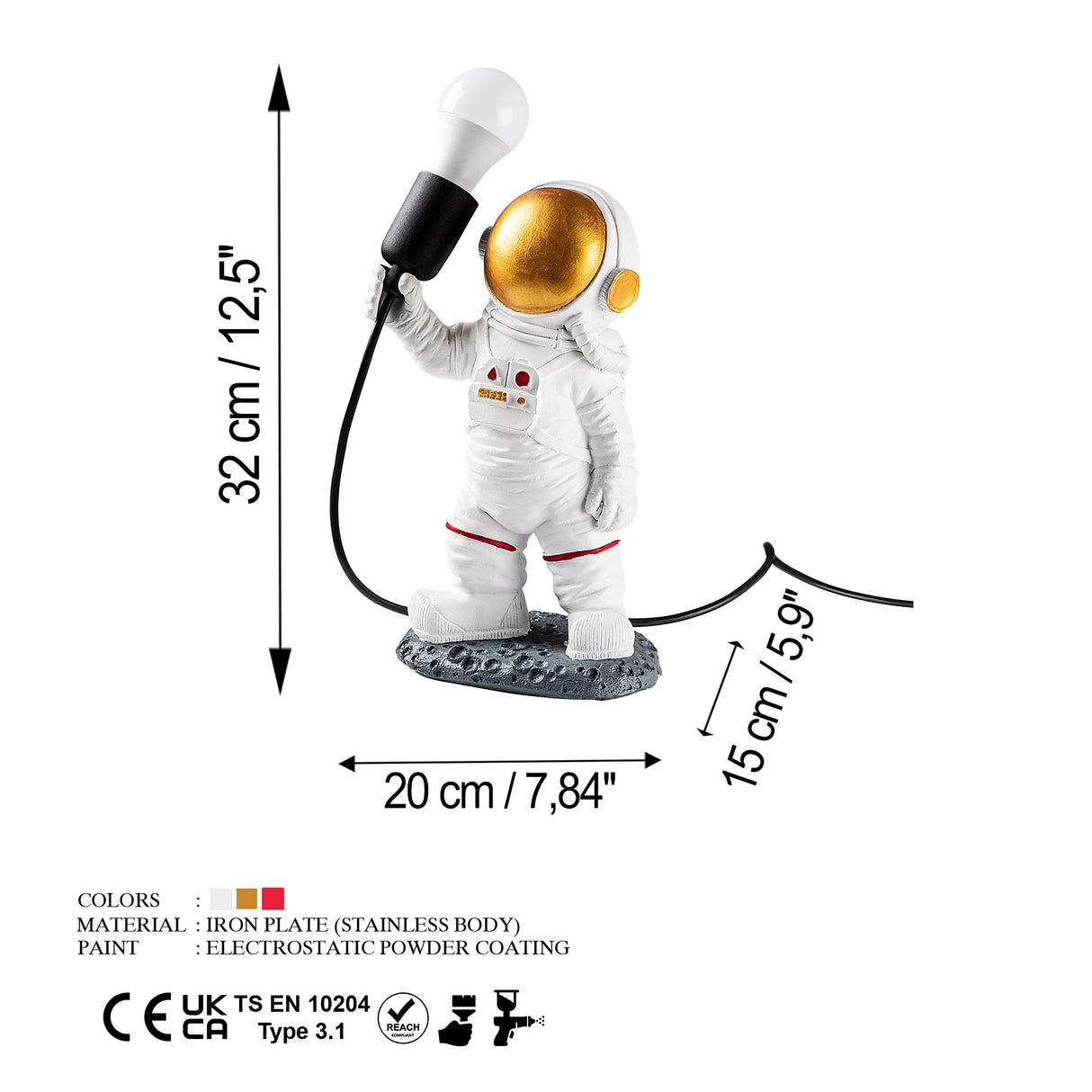 Astronaut Table Lamp
