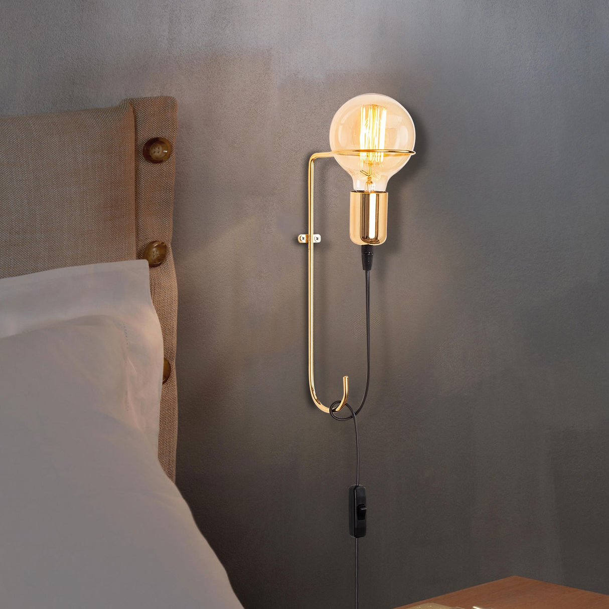 Wall lamp Gold Metal Ashburn