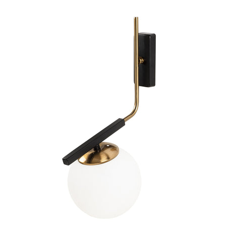Black Glass Wall Lamp Crux