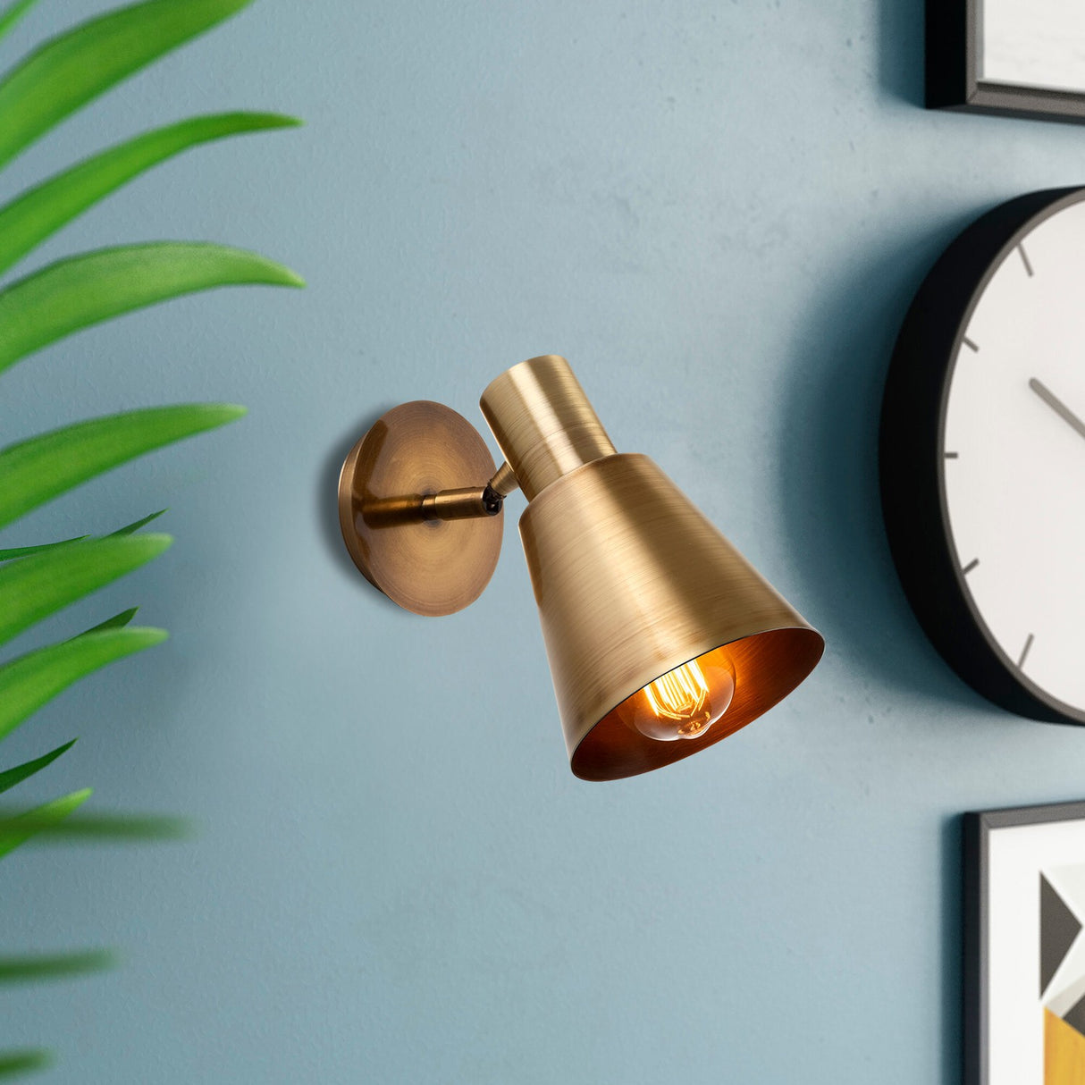 Wall lamp Copper-colored Metal Velora