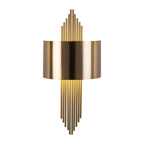 Wall lamp 1-light Brass Gold Metal Andes