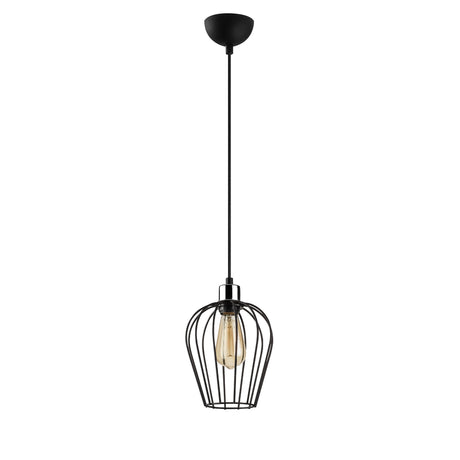 Pendant lamp 1-light 20 cm Black Metal Predator