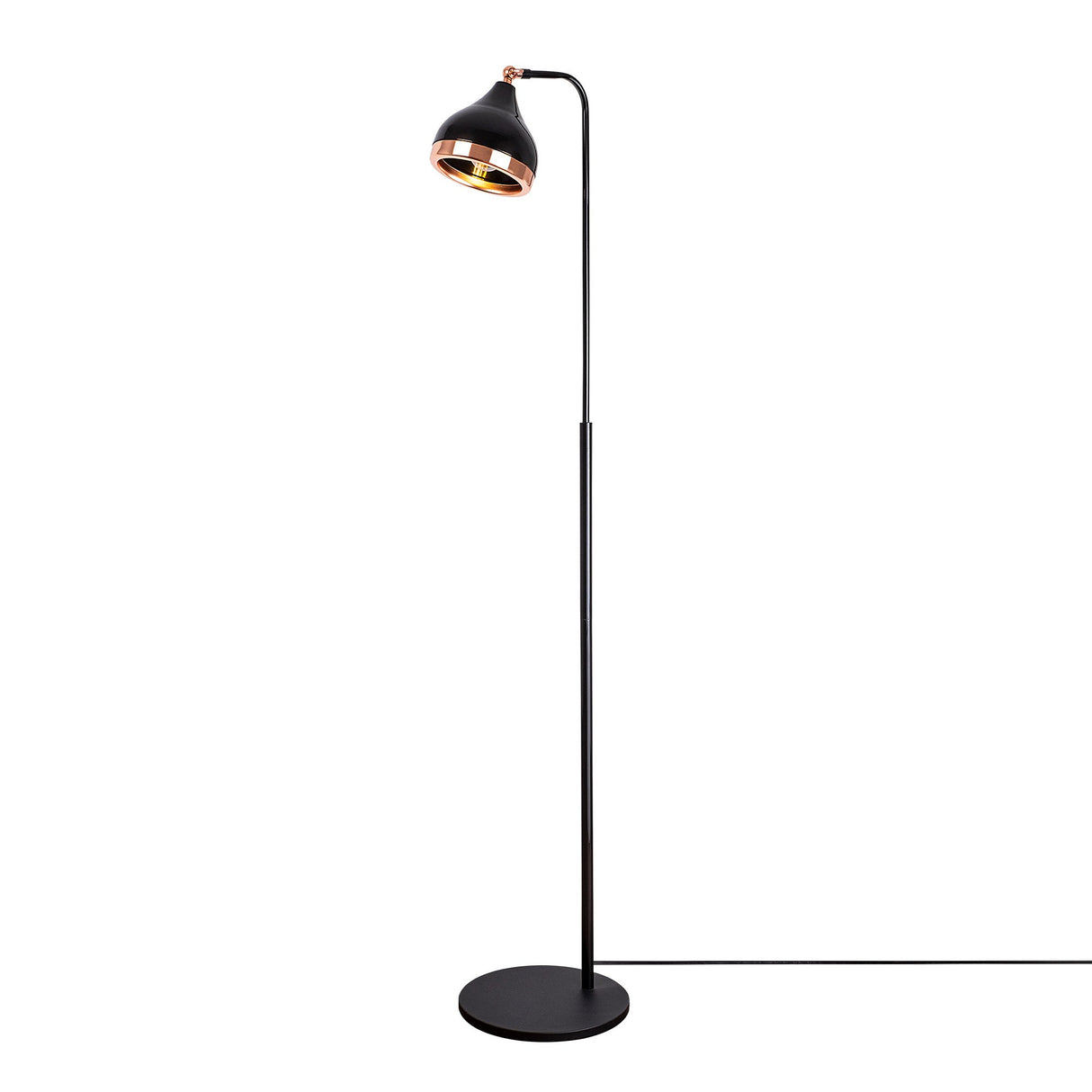 Floor lamp Black Copper Metal Grip