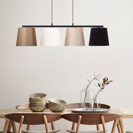 Multicolor Fabric Pendant Lamp Fang