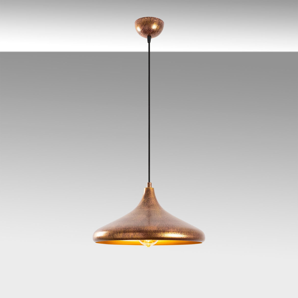 Arcadia 1-light Metal Pendant Lamp