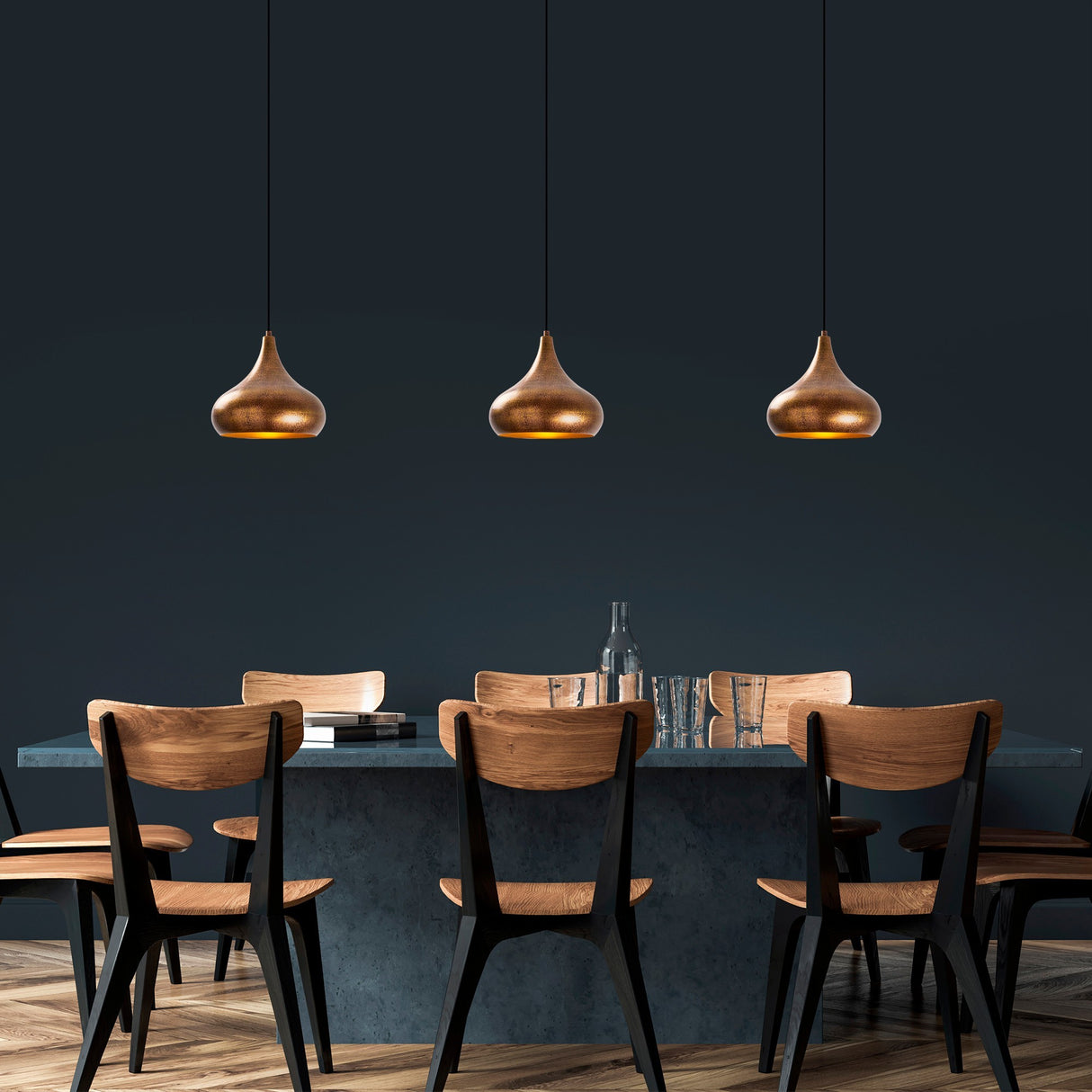 Multicolor Metal Pendant Lamp Amara