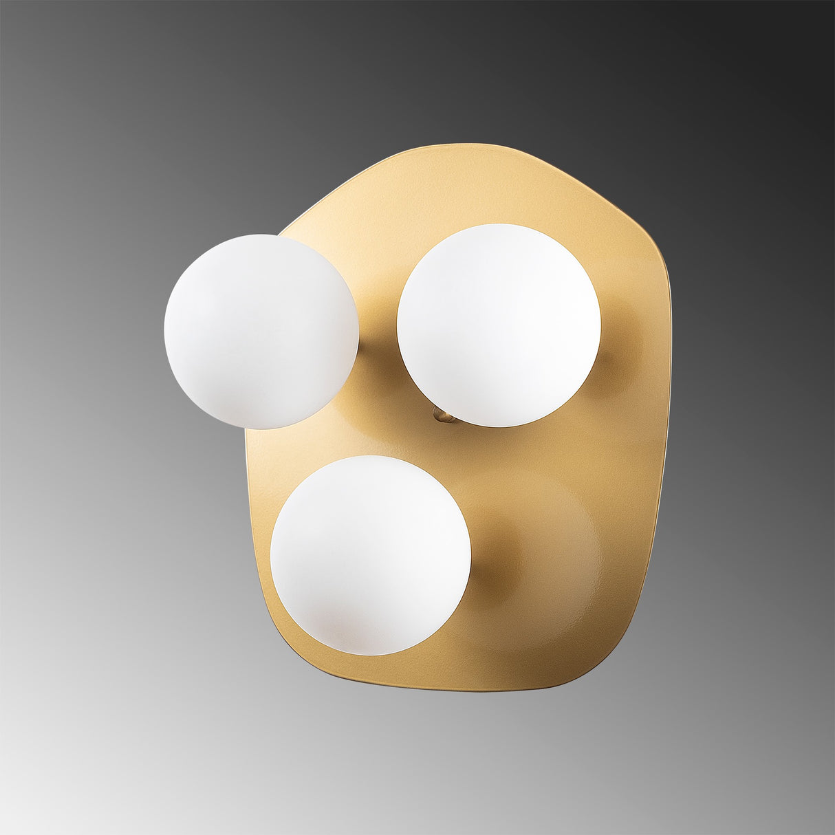 Wall lamp 3-light Gold Glass Axel