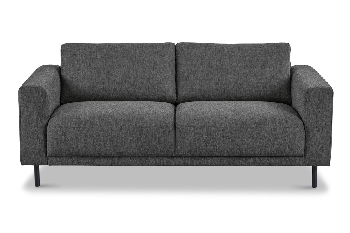 Modern 3-seater Sofa Anthracite Fabric Aniko 213x90x78 cm
