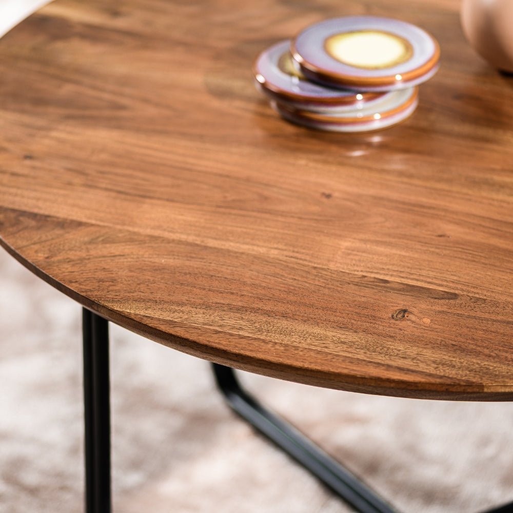 Coffee Table Stewie Acacia Wood Round 75 cm